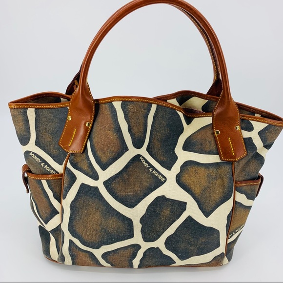 Dooney & Bourke Serengeti Giraffe Print Tote Bag - Picture 6 of 8